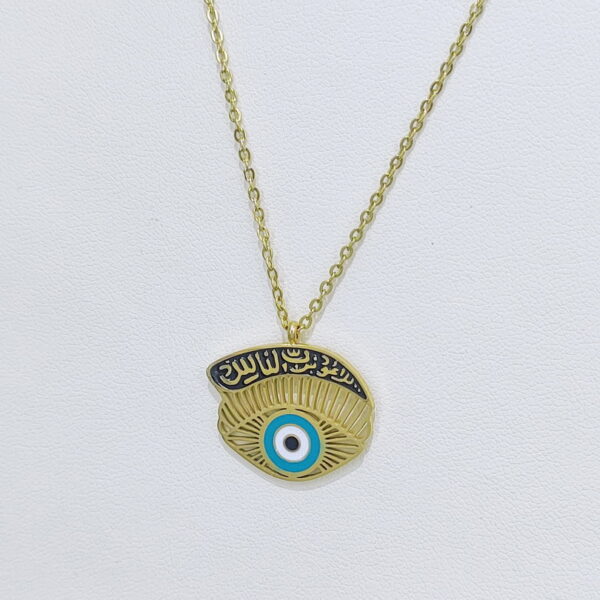 Stainless Steel Necklaces  Eyelashes Eyes Arabic Islam Muslim  Good Quality No Change Color For Women Girls AS241211006