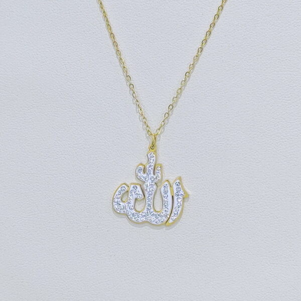 Stainless Steel Necklaces  Hip Hop Flame Shape Arabic Islam Muslim  Good Quality No Change Color For Women Girls AS241211012