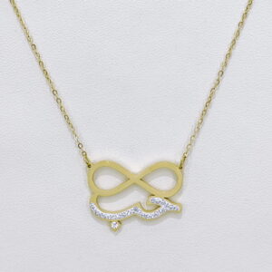 Stainless Steel Necklaces Declaration Of Love Arabic Islam Muslim Good Quality No Change Color For Women Girls AS241211016