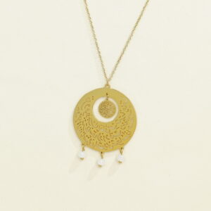 Stainless Steel Necklaces Palestinian Scarf Arabic Islam Muslim  Good Quality No Change Color For Women Girls AS241102018