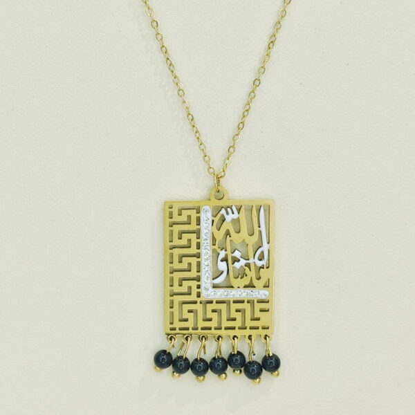 Stainless Steel Necklaces  Skeleton Peacock Arabic Islam Muslim  Good Quality No Change Color For Women Girls AS241106006
