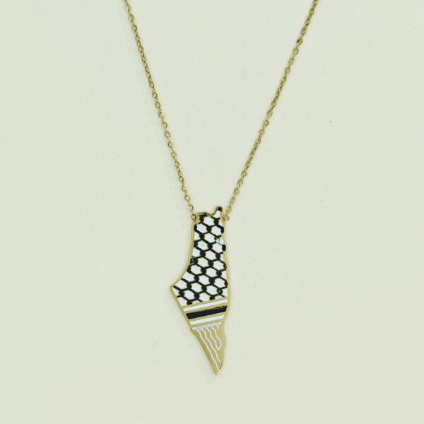 Stainless Steel Necklaces  Map Arabic Islam Muslim  Good Quality No Change Color For Women Girls AS241106016
