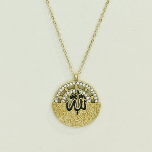 Stainless Steel Necklaces  Middle Eastern Vintage Arabic Islam Muslim  Good Quality No Change Color For Women Girls AS241106030