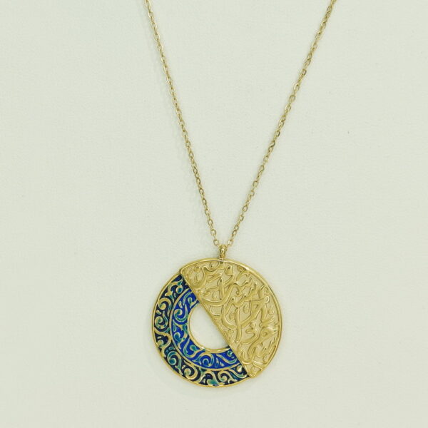 Stainless Steel Necklaces  Duplex Openwork Arabic Islam Muslim  Good Quality No Change Color For Women Girls AS241106048