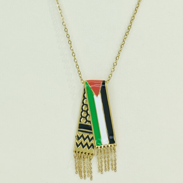 Stainless Steel Necklaces  Palestinian Scarf Arabic Islam Muslim  Good Quality No Change Color For Women Girls AS241106065
