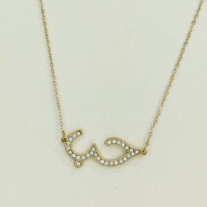 Stainless Steel Necklaces  Crocodile Arabic Islam Muslim  Good Quality No Change Color For Women Girls AS241106068