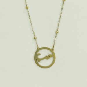 Stainless Steel Necklaces  Geometric Arabic Islam Muslim  Good Quality No Change Color For Women Girls AS241106077