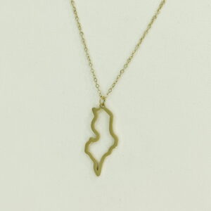 Stainless Steel Necklaces  Map Lines Of Africa Arabic Islam Muslim  Good Quality No Change Color For Women Girls AS241106084