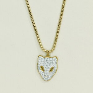 Stainless Steel Necklaces  Animal Leopard'S Head Arabic Islam Muslim  Good Quality No Change Color For Women Girls AS241108031