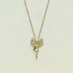 Stainless Steel Necklaces Fairies Anglefly Arabic Islam Muslim Good Quality No Change Color For Women Girls AS241108034