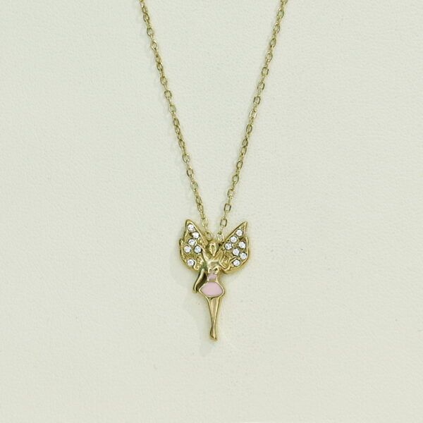Stainless Steel Necklaces  Fairies Anglefly Arabic Islam Muslim  Good Quality No Change Color For Women Girls AS241108034