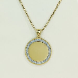 Stainless Steel Necklaces  Blank Diamond Backing Arabic Islam Muslim  Good Quality No Change Color For Women Girls AS241108049