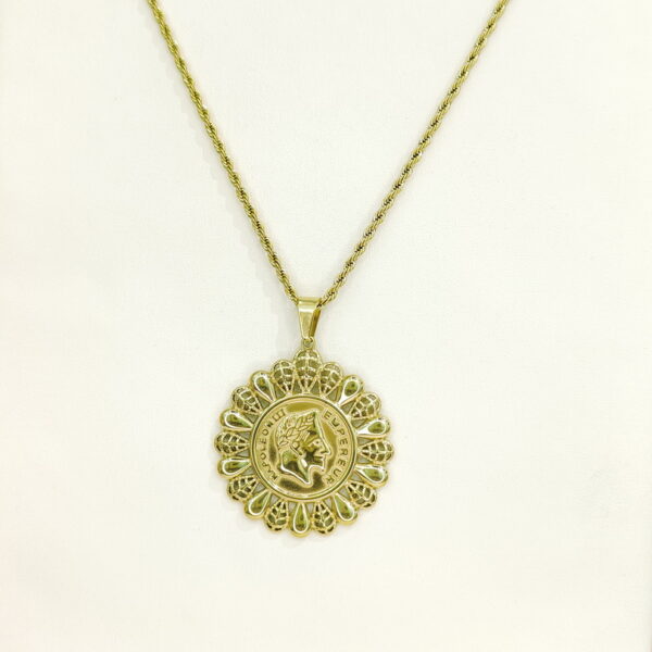 Stainless Steel Necklaces  Retro Avatar Arabic Islam Muslim  Good Quality No Change Color For Women Girls AS241216011