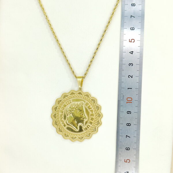 Stainless Steel Necklaces  Retro Avatar Arabic Islam Muslim  Good Quality No Change Color For Women Girls AS241216013 - Image 2