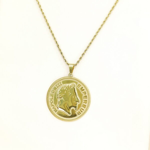 Stainless Steel Necklaces  Round Avatar Arabic Islam Muslim  Good Quality No Change Color For Women Girls AS241216015