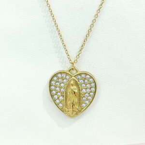 Stainless Steel Necklaces  Love Heart Buddha  Arabic Islam Muslim  Good Quality No Change Color For Women Girls AS241216023