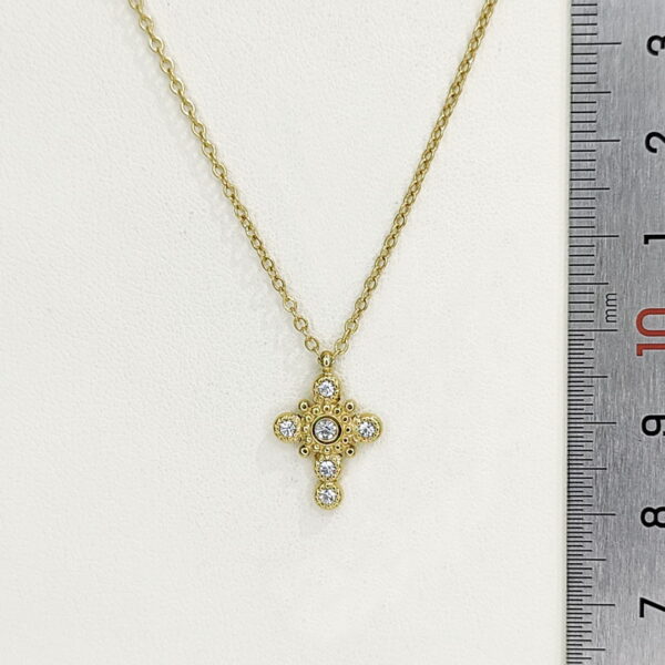 Stainless Steel Necklaces  Crucifixion Cross With Crystals/Zirconia  Arabic Islam Muslim  Good Quality No Change Color For Women Girls AS241216064 - Image 2