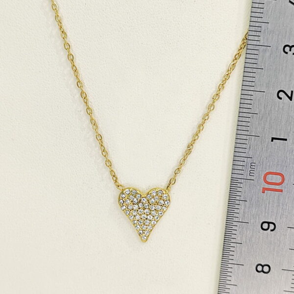 Stainless Steel Necklaces  Crucifixion Cross With Crystals/Zirconia  Arabic Islam Muslim  Good Quality No Change Color For Women Girls AS241216067 - Image 3