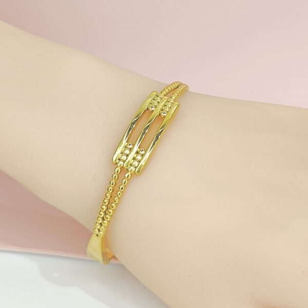 Stainless Steel Bangles Bracelets Crystals/Zirconia Geometric Triple Good Quality No Change Color For Women Girls CS24110028
