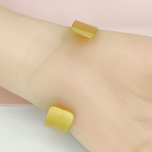 Stainless Steel Bangles Bracelets Crystals/Zirconia Open Wided Shape Good Quality No Change Color For Women Girls CS24110053