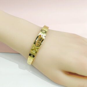 Stainless Steel Bangles Bracelets Geometric With Characte Good Quality No Change Color For Women Girls CS241216009