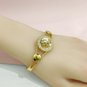 Stainless Steel Bangles Bracelets Round Good Quality No Change Color For Women Girls CS241216012