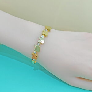Stainless Steel Bangles Bracelets Crystals/Zirconia Swan Good Quality No Change Color For Women Girls CS250108012