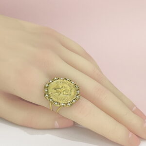 Open Adjustable Stainless Steel Rings Round With Picot Animal Good Quality No Change Color For Women Girls DS24110034