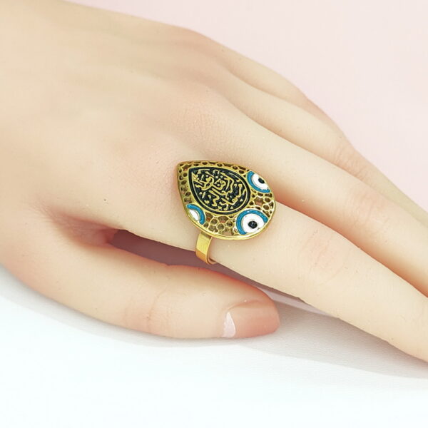 Open Adjustable Stainless Steel Rings  Oval Devil'S Eye Good Quality No Change Color For Women Girls DS24110037