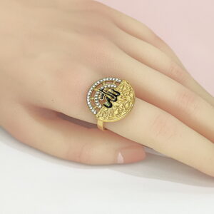 Open Adjustable Stainless Steel Rings  Half Circle With Crystals Good Quality No Change Color For Women Girls DS24110038