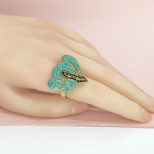 Open Adjustable Stainless Steel Rings  Snake With Oil Drop Good Quality No Change Color For Women Girls DS24110042