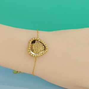 Stainless Steel Bracelets Bangles Love Heart Shape Good Quality No Change Color For Women Girls ES24110008