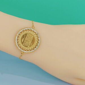 Stainless Steel Bracelets Bangles Round With Zircon Good Quality No Change Color For Women Girls ES24110010