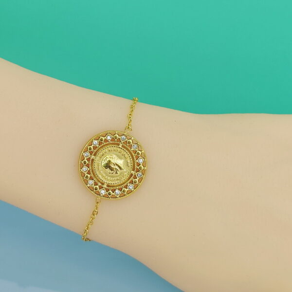 Stainless Steel Bracelets Bangles Round Openworks Good Quality No Change Color For Women Girls ES24110012