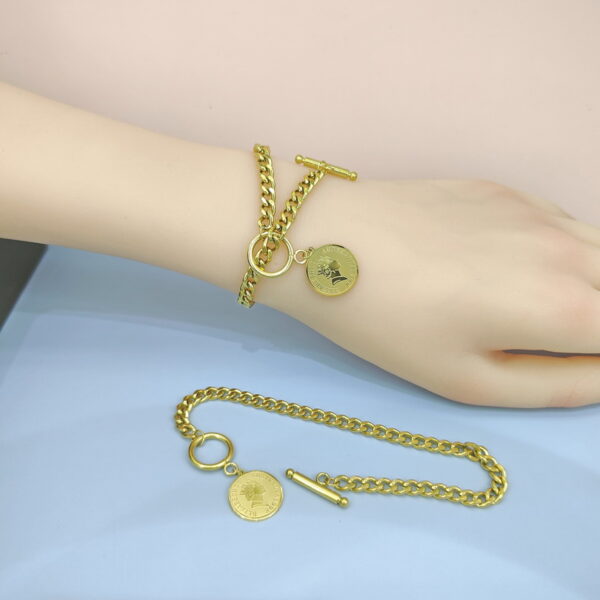 Stainless Steel Bracelets Bangles with Pandents Avatar Good Quality No Change Color For Women Girls  ES250108023