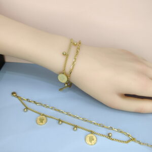 Stainless Steel Bracelets Bangles with Pandents Avatar Good Quality No Change Color For Women Girls  ES250108028