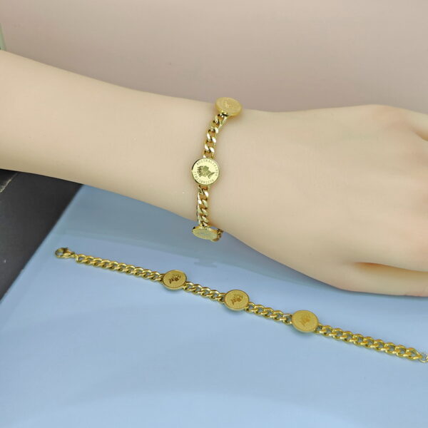 Stainless Steel Bracelets Bangles with Pandents Avatar Good Quality No Change Color For Women Girls  ES250108037