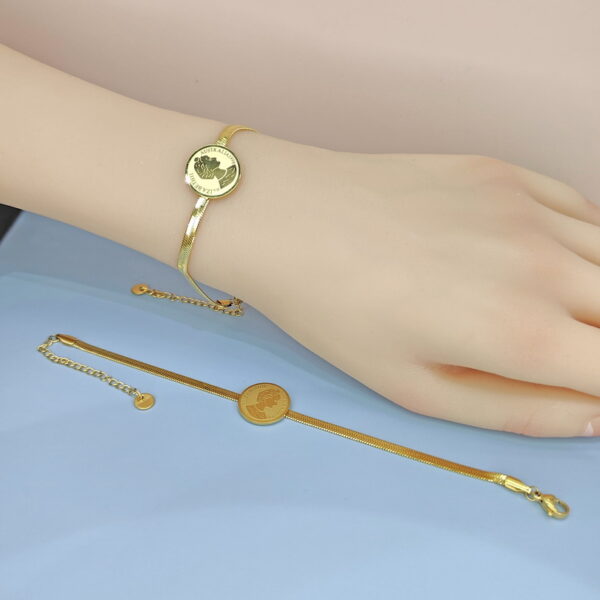 Stainless Steel Bracelets Bangles with Pandents Avatar Good Quality No Change Color For Women Girls  ES250108043