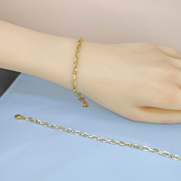 Stainless Steel Bracelets Bangles with Pandents Loop Good Quality No Change Color For Women Girls  ES250108091