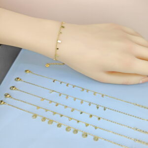 Stainless Steel Bracelets Bangles with Multi Pandants Tree Of Life Good Quality No Change Color For Women Girls  ES250108111