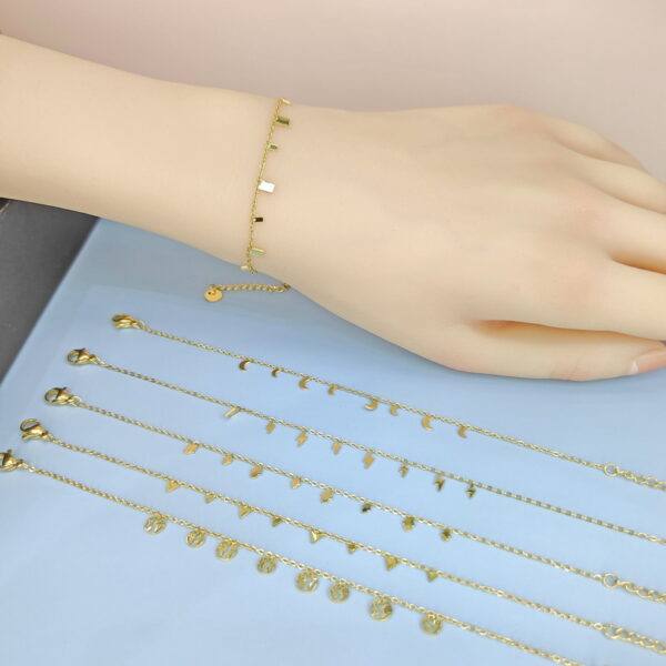 Stainless Steel Bracelets Bangles with Multi Pandants Tree Of Life Good Quality No Change Color For Women Girls  ES250108111