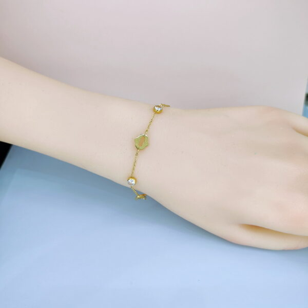 Stainless Steel Bracelets Bangles with Pandents Geometric  Good Quality No Change Color For Women Girls  ES250108147