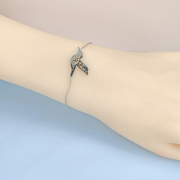 Stainless Steel Bracelets Bangles with Pandents Bird Good Quality No Change Color For Women Girls  ES250108153