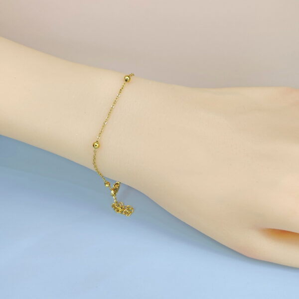 Stainless Steel Bracelets Bangles with Pandents Beaded  Good Quality No Change Color For Women Girls  ES250108156