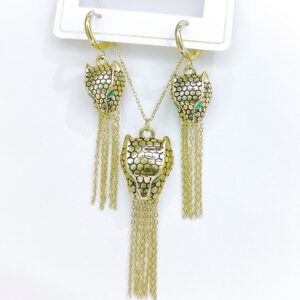 Stainless Steel Necklaces+Earrings Sets 18Inch Good Quality No Change Color For Women Girls SS241216002