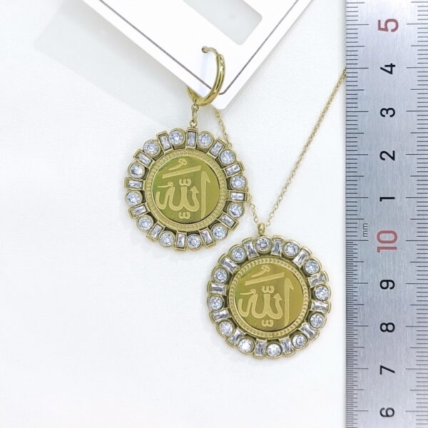 Stainless Steel Necklaces+Earrings Sets 18Inch Good Quality No Change Color For Women Girls SS241216008 - Image 4