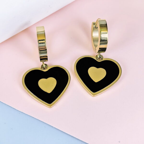 Stainless Steel Cubic Earrings  for Women and Girls Four-Leaf Clover Good Quality No Change Color BS250301182
