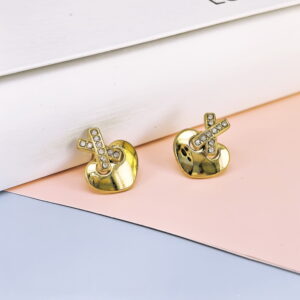 Stainless Steel Cubic Earrings  for Women and Girls Love Butterfly Good Quality No Change Color BS250301007