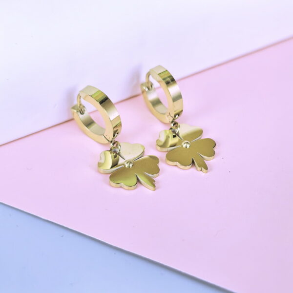Stainless Steel Cubic Earrings  for Women and Girls Pin Brooch Good Quality No Change Color BS250301057