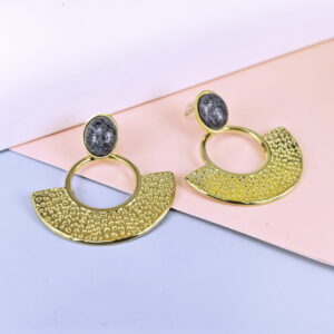 Stainless Steel Cubic Earrings  for Women and Girls Geometric Good Quality No Change Color BS250301067